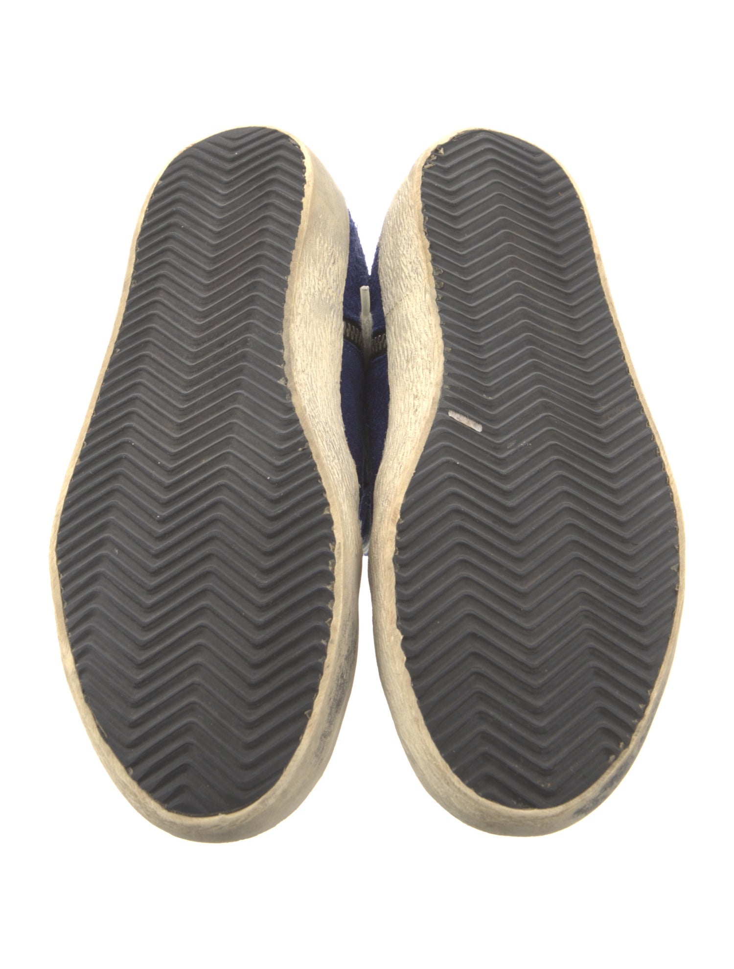 Golden Goose Suede Distressed Accents Sneakers