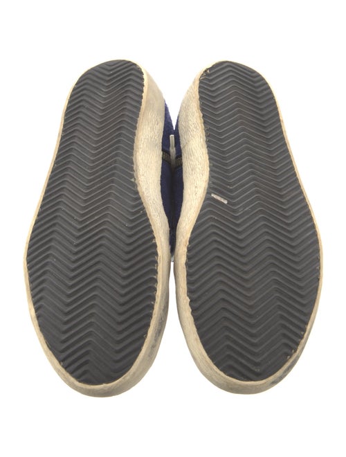 Golden Goose Suede Distressed Accents Sneakers