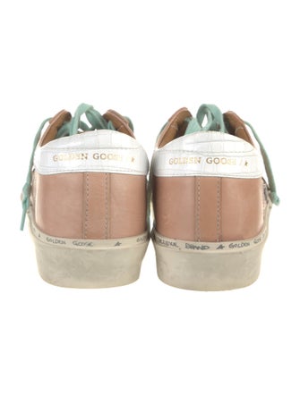 Golden Goose Leather Distressed Accents Sneakers