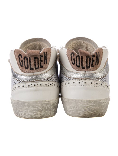 Golden Goose Leather Printed Sneakers