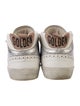 Golden Goose Leather Printed Sneakers