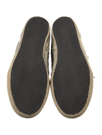 Golden Goose Colorblock Pattern Distressed Accents Sneakers