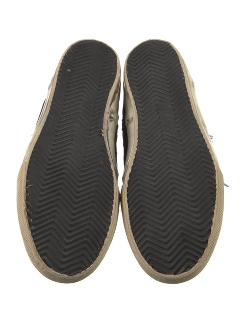 Golden Goose Colorblock Pattern Distressed Accents Sneakers