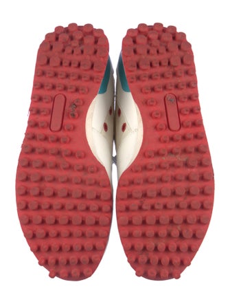 Golden Goose Leather Colorblock Pattern Sneakers