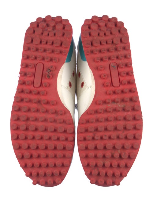 Golden Goose Leather Colorblock Pattern Sneakers