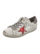 Golden Goose Leather Printed Sneakers