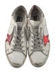 Golden Goose Leather Printed Sneakers