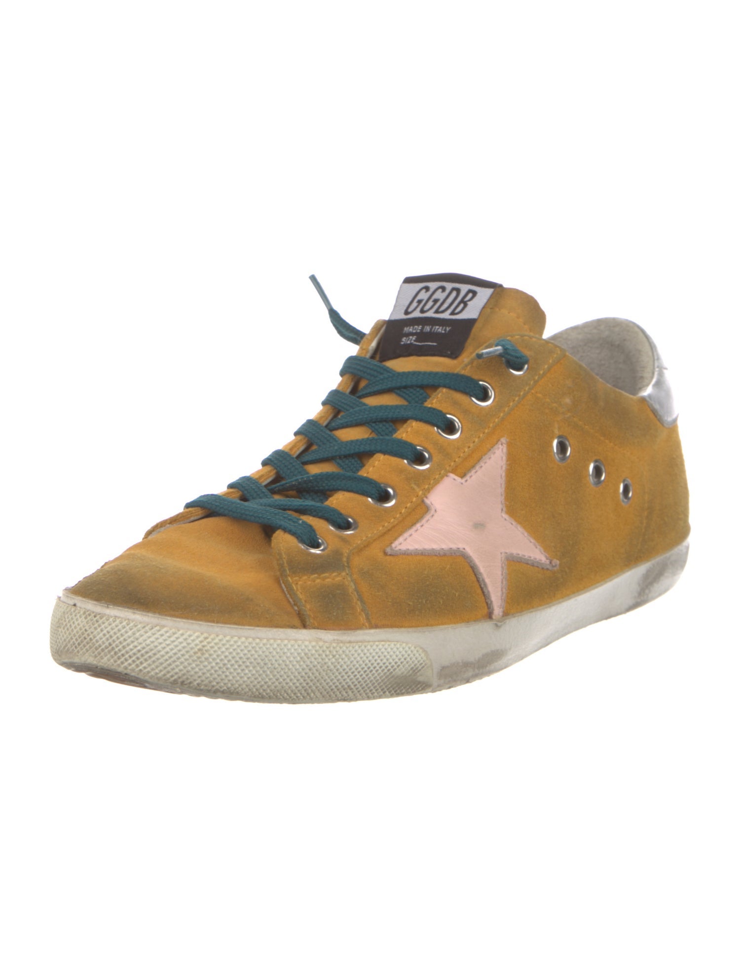 Golden Goose Suede Printed Sneakers