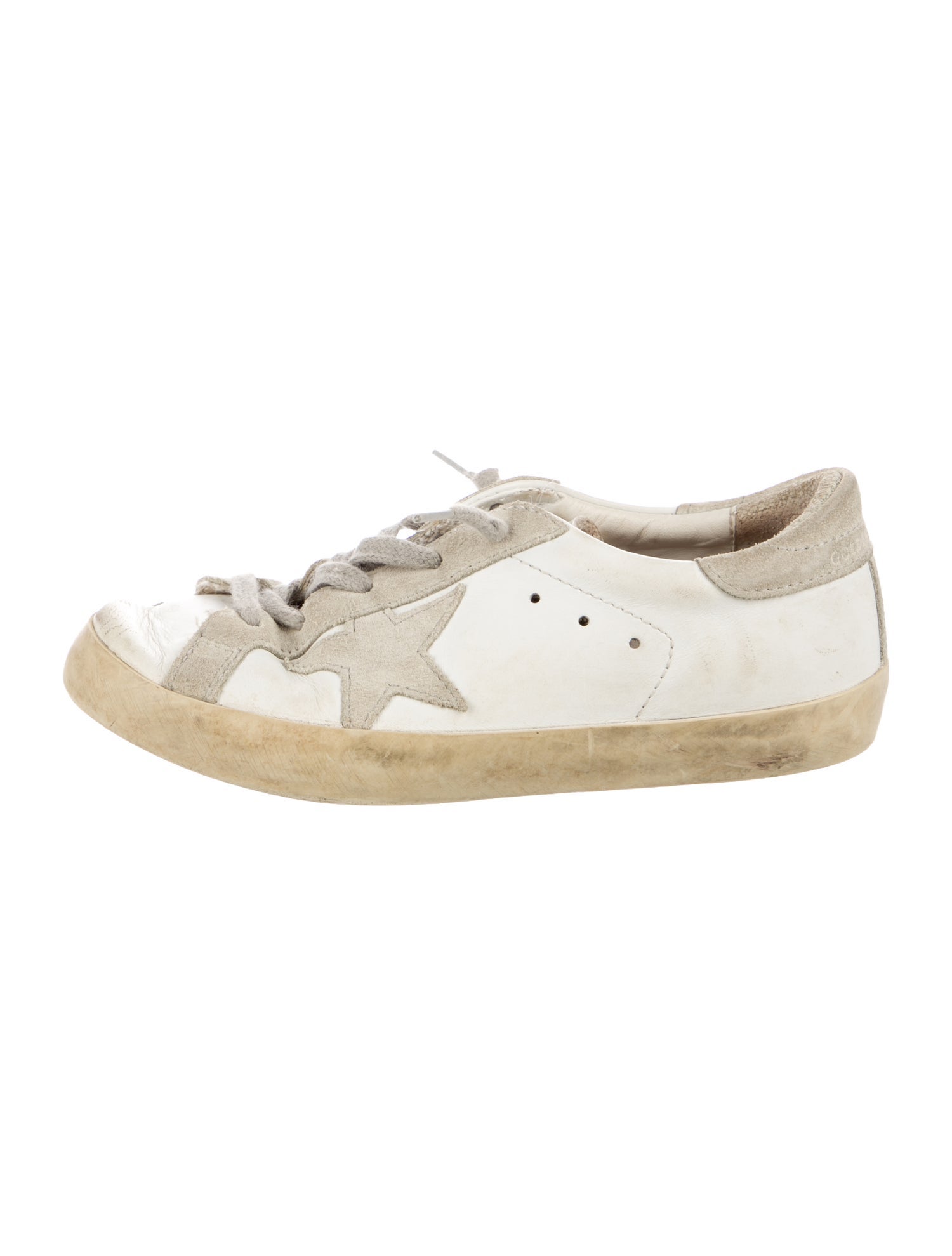 Golden Goose Kids' Leather Low Top Sneakers