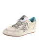 Golden Goose Leather Printed Sneakers