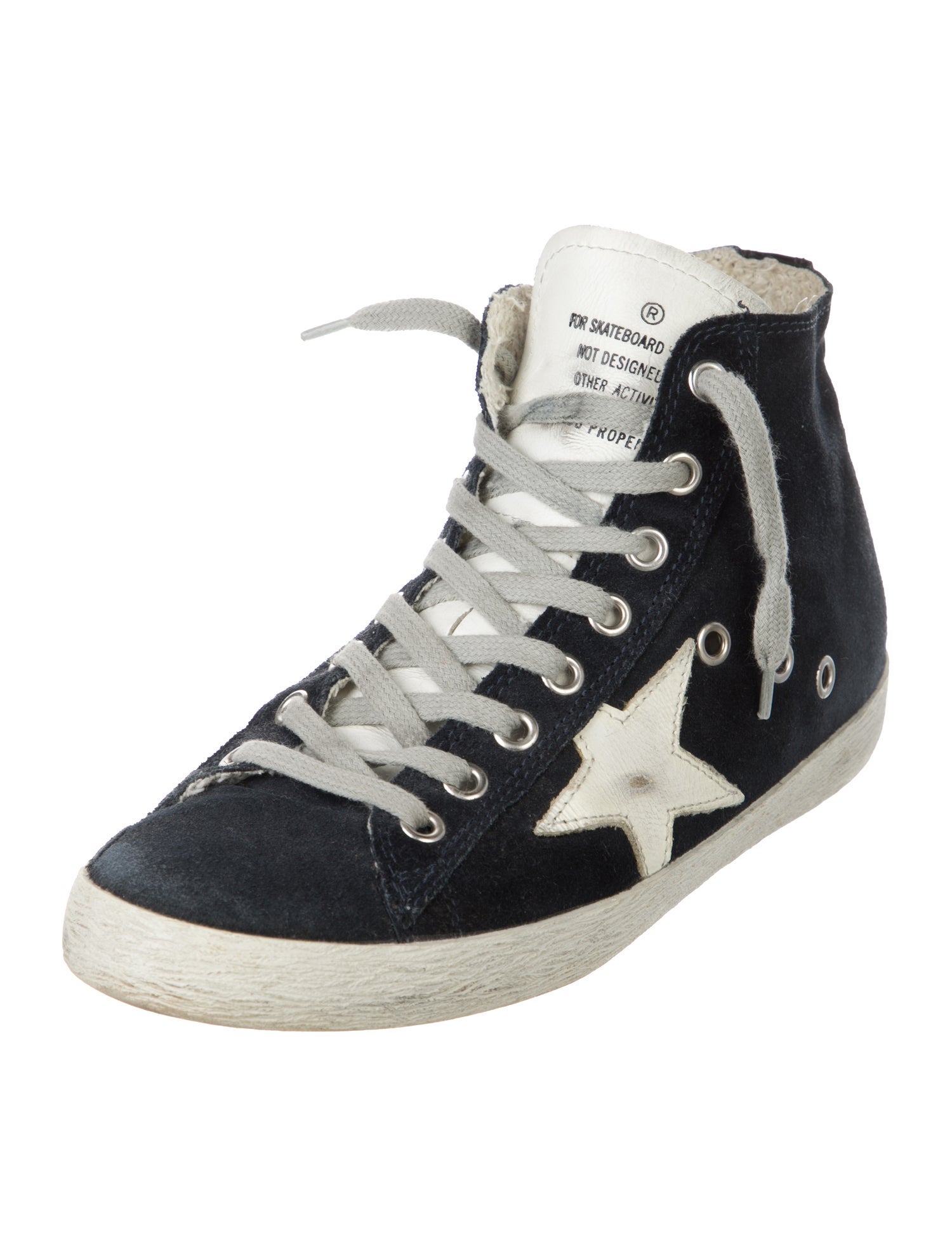 Golden Goose Suede Printed Sneakers