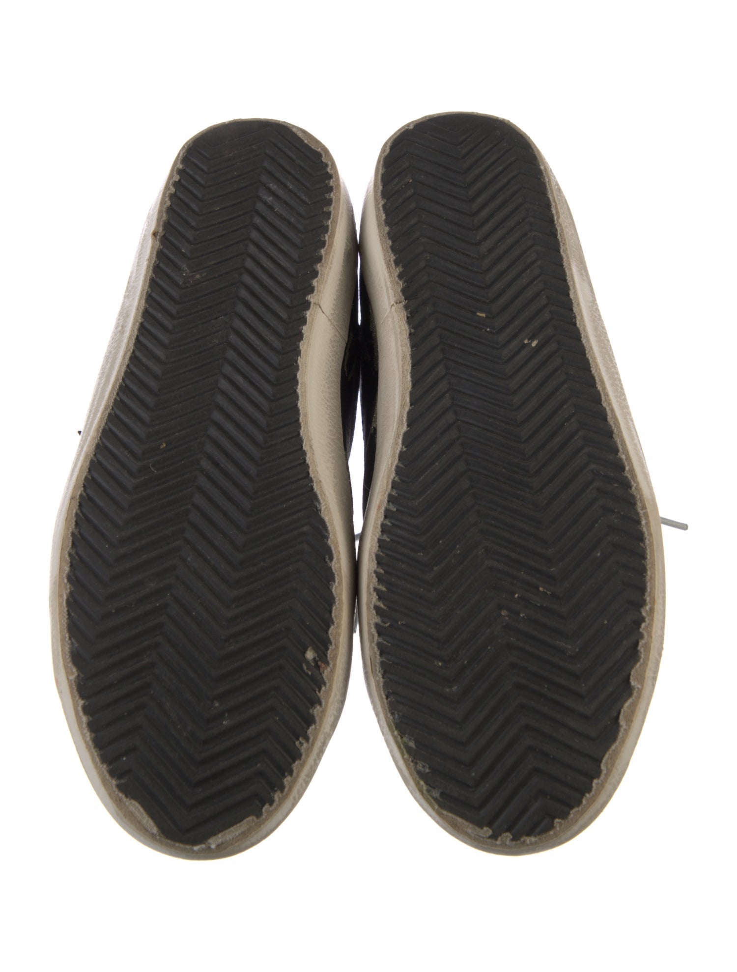 Golden Goose Leather Printed Sneakers