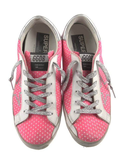 Golden Goose Canvas Printed Sneakers