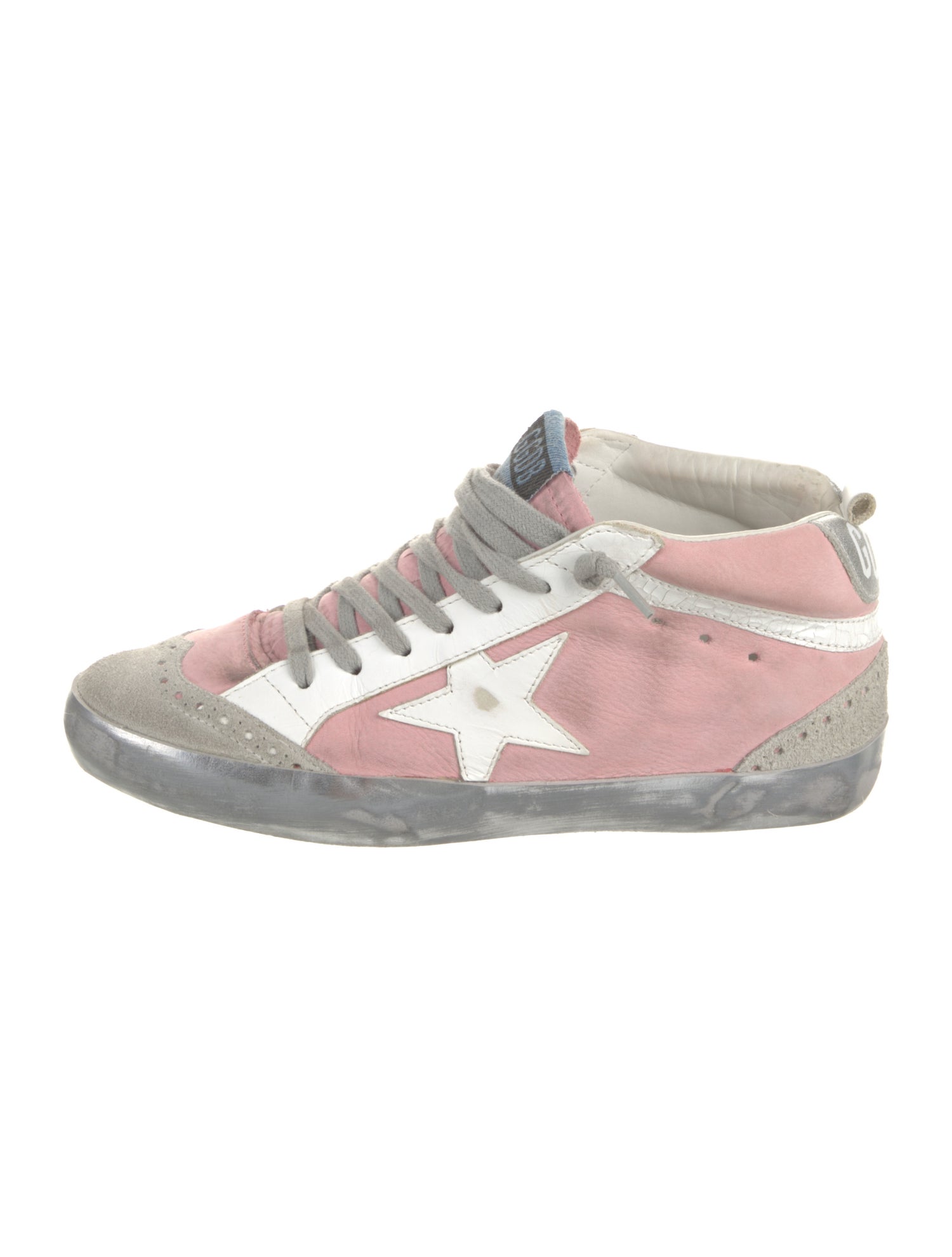 Golden Goose Suede Printed Sneakers