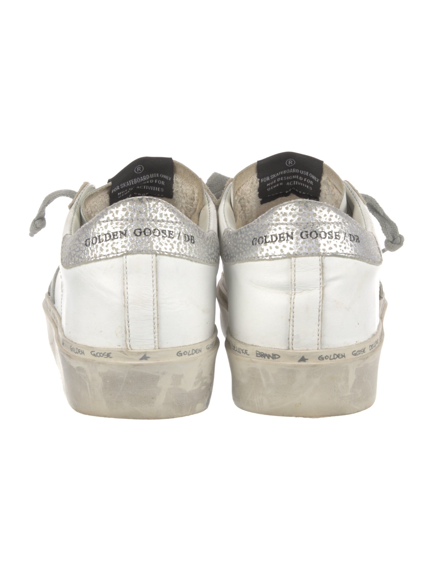 Golden Goose Leather Distressed Accents Sneakers