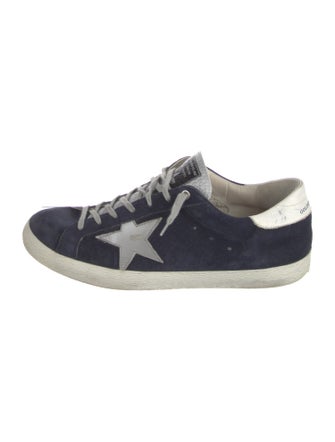 Golden Goose Suede Printed Sneakers