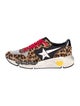 Golden Goose Ponyhair Animal Print Sneakers
