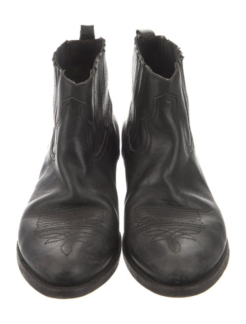Golden Goose Leather Western Boots