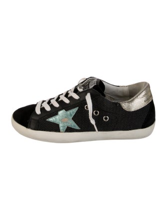 Golden Goose Suede Printed Sneakers