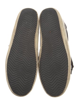 Golden Goose Leather Colorblock Pattern Sneakers