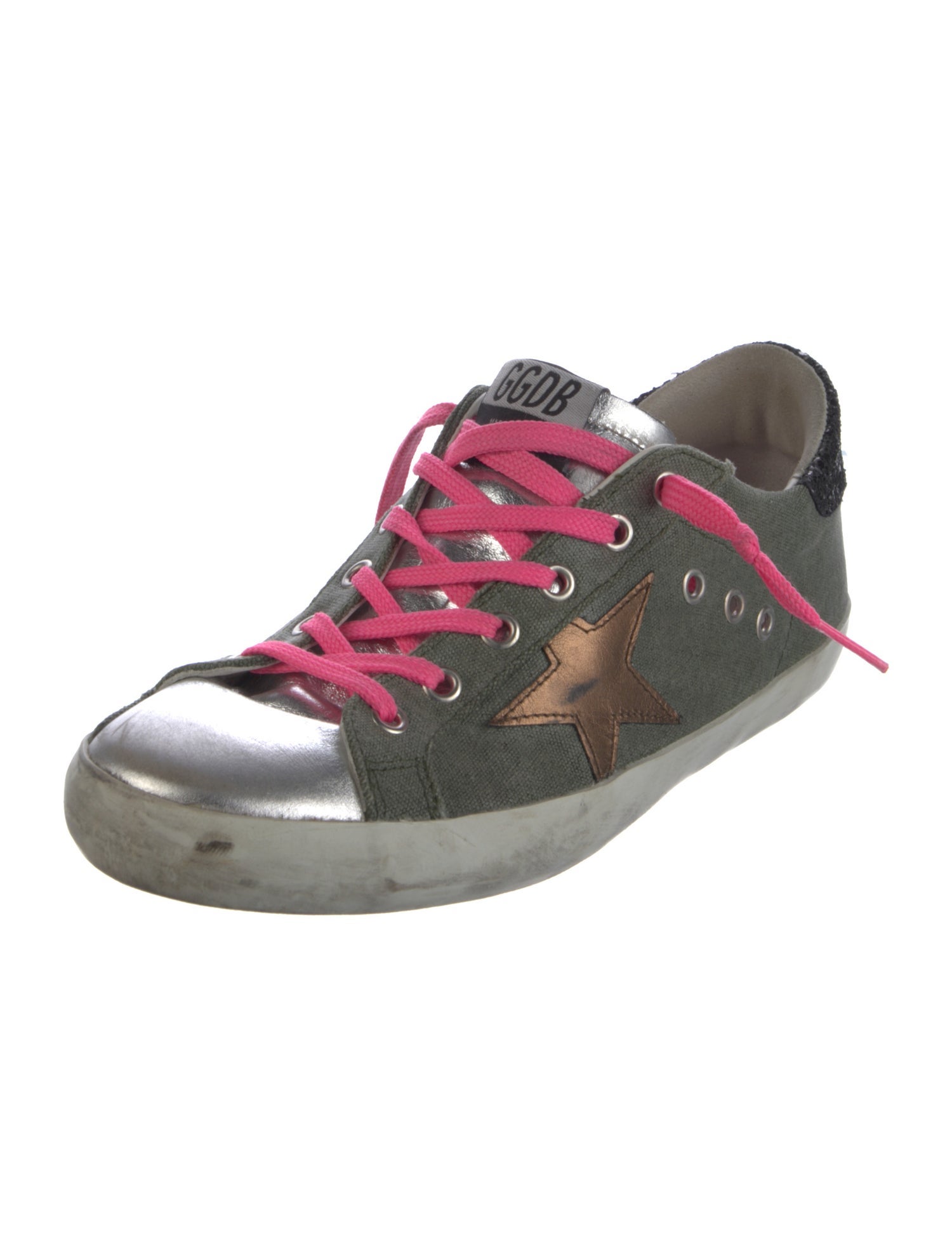 Golden Goose Suede Printed Sneakers