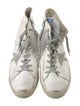 Golden Goose Leather Printed Sneakers