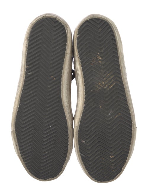 Golden Goose Leather Colorblock Pattern Sneakers