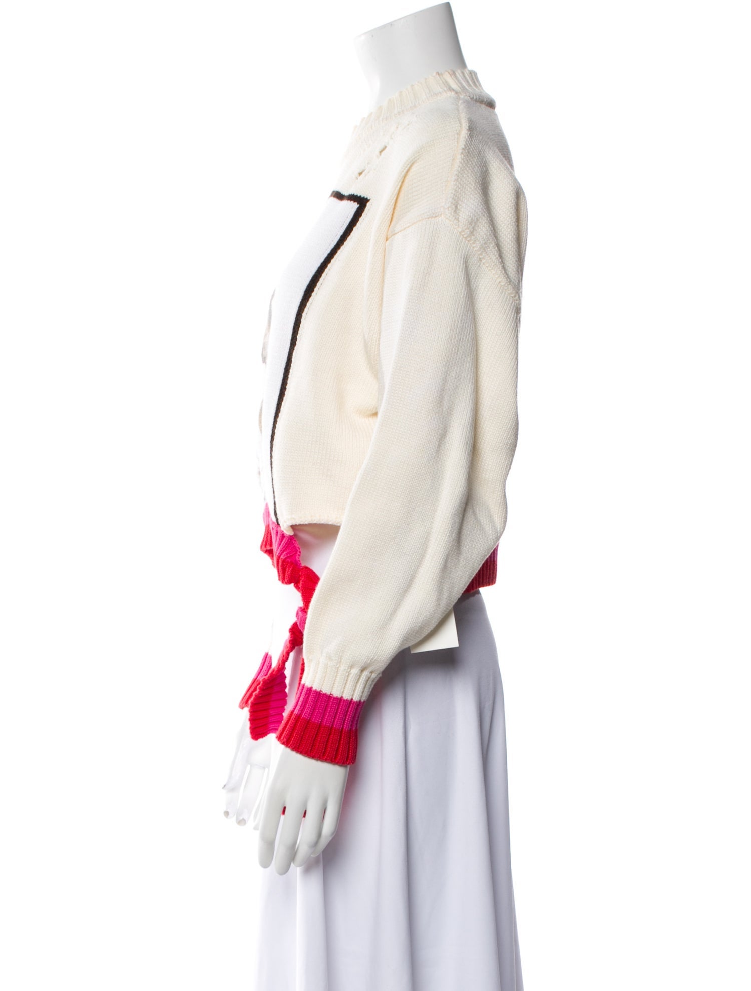 Golden Goose Graphic Print Mock Neck Sweater