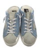 Golden Goose Denim Colorblock Pattern Sneakers