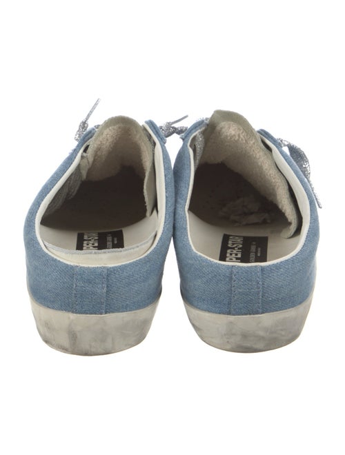 Golden Goose Denim Colorblock Pattern Sneakers