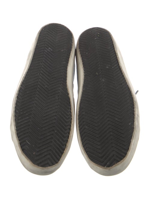 Golden Goose Denim Colorblock Pattern Sneakers