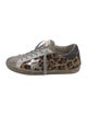 Golden Goose Ponyhair Animal Print Sneakers