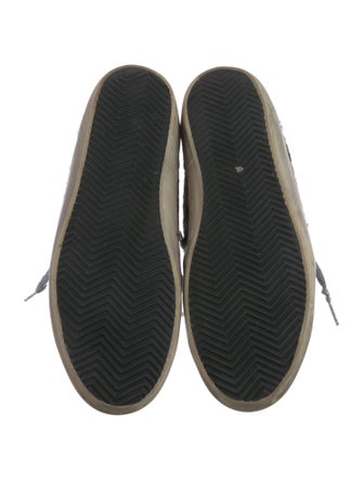 Golden Goose Ponyhair Animal Print Sneakers