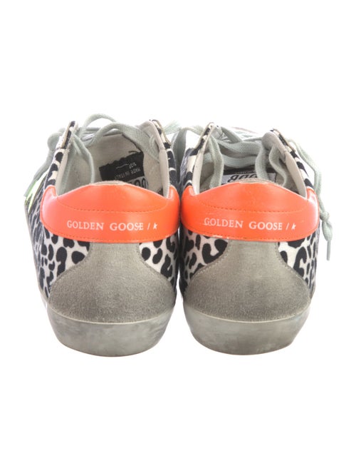 Golden Goose Canvas Animal Print Sneakers