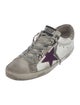 Golden Goose Leather Animal Print Sneakers