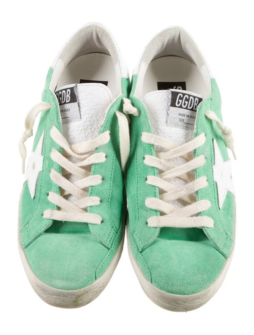 Golden Goose Suede Distressed Accents Sneakers