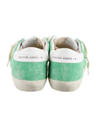 Golden Goose Suede Distressed Accents Sneakers