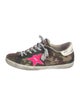 Golden Goose Canvas Camouflage Print Sneakers