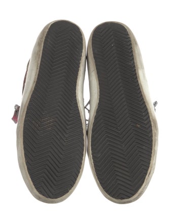 Golden Goose Canvas Camouflage Print Sneakers