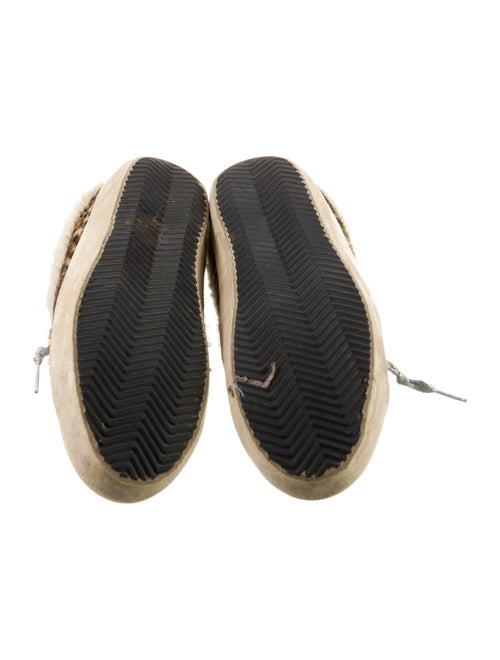 Golden Goose Ponyhair Animal Print Sneakers