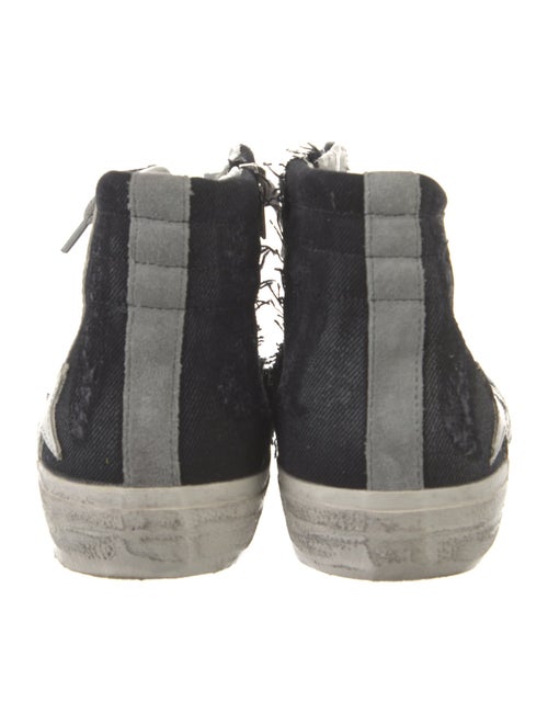 Golden Goose Denim Printed Sneakers