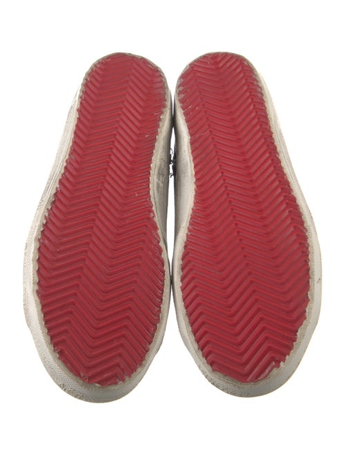 Golden Goose Denim Printed Sneakers