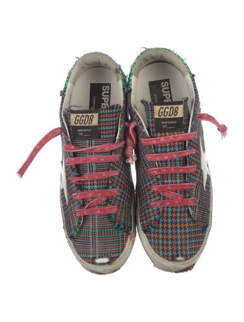 Golden Goose Tweed Printed Sneakers