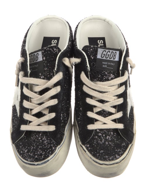 Golden Goose Glitter Colorblock Pattern Mules