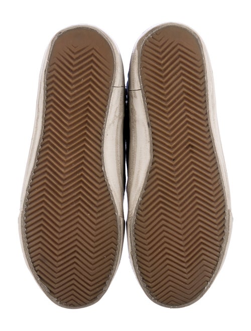 Golden Goose Suede Striped Sneakers