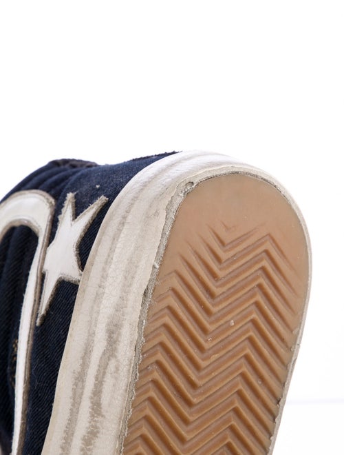 Golden Goose Suede Striped Sneakers