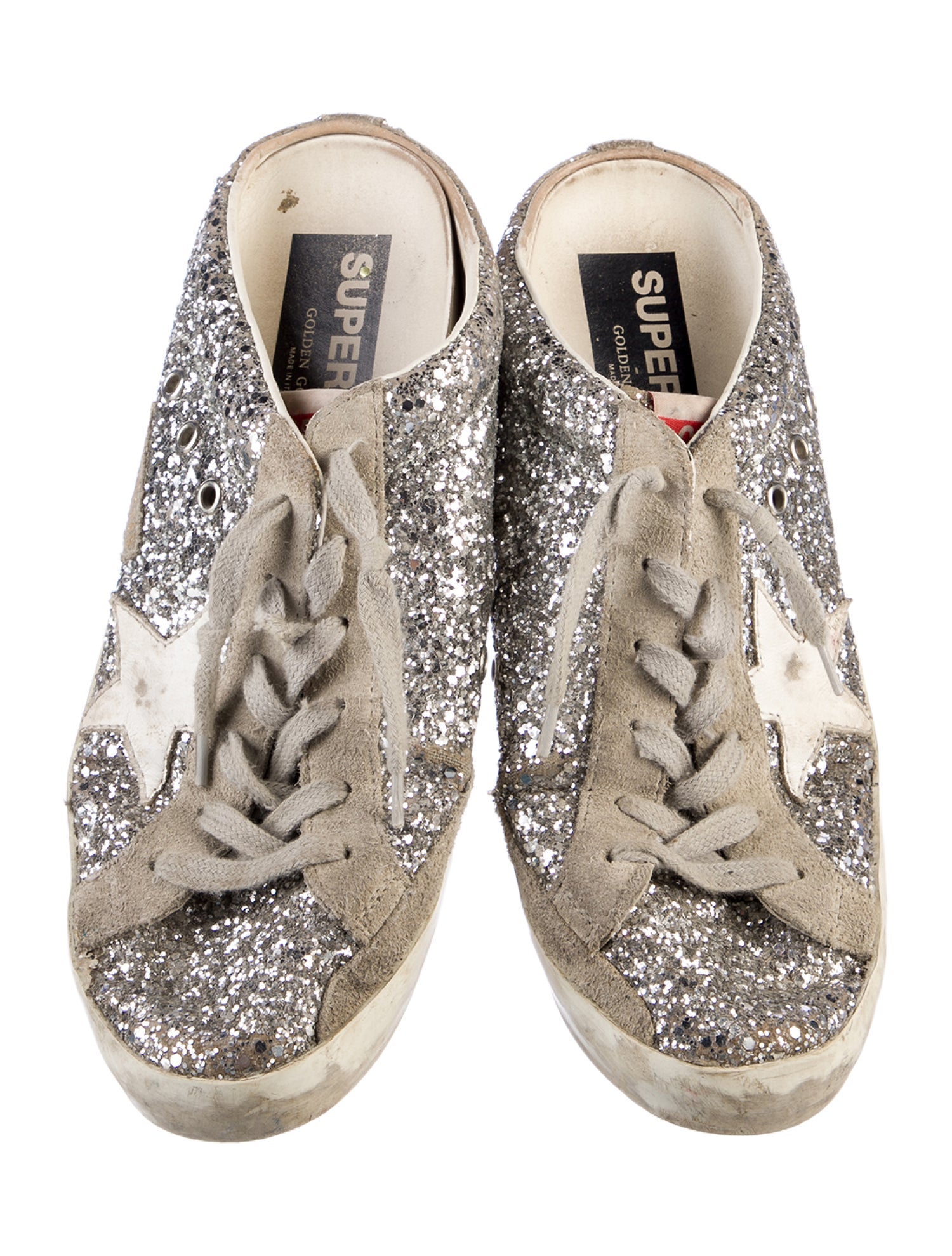 Golden Goose Glitter Glitter Accents Sneakers