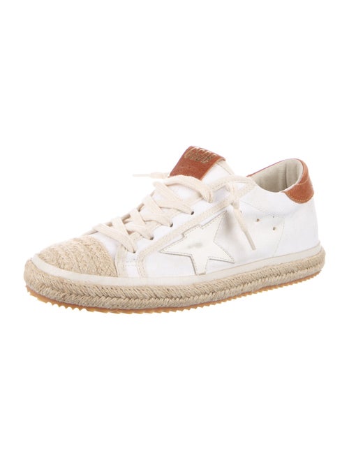Golden Goose Canvas Colorblock Pattern Espadrille Sneakers