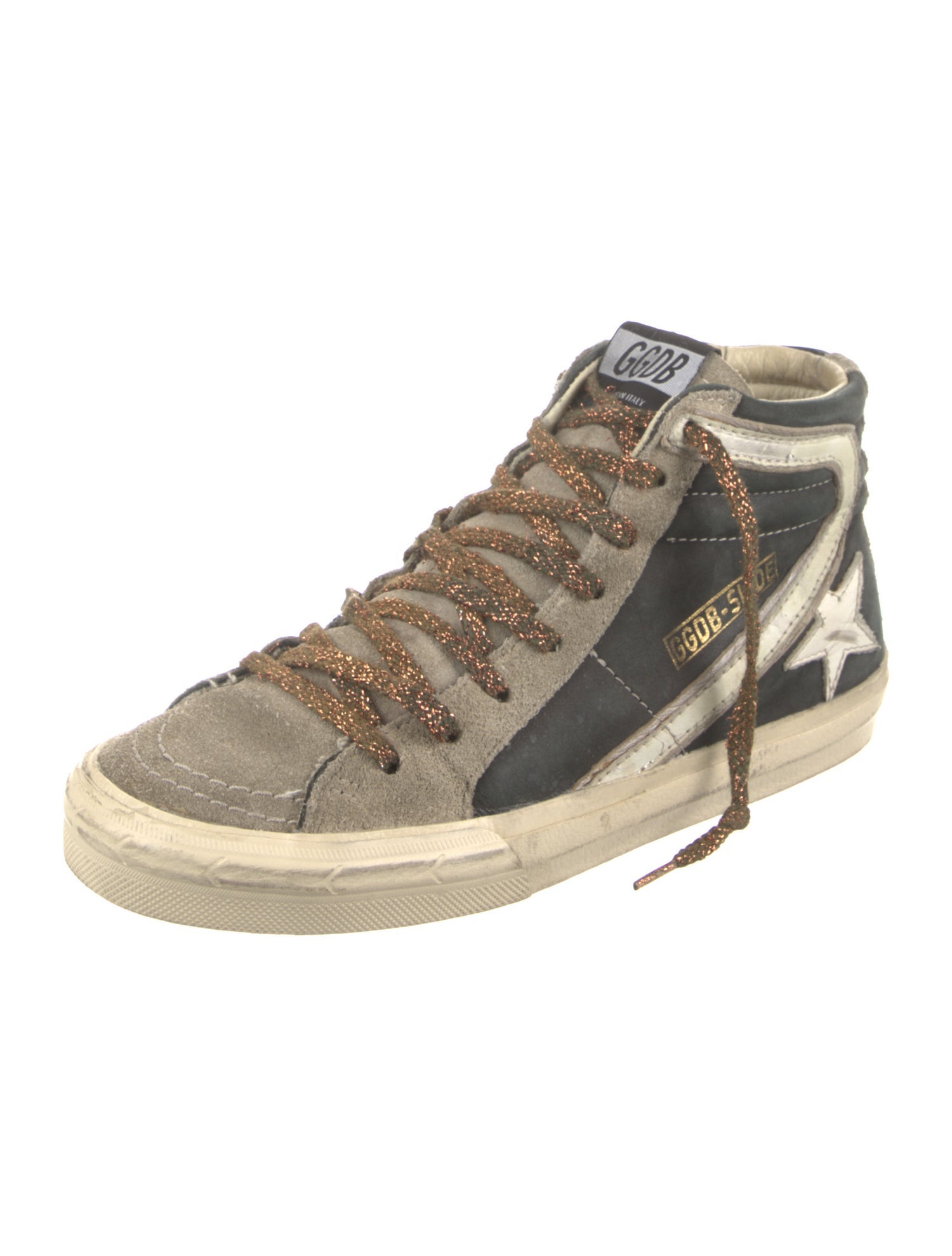 Golden Goose Suede Printed Sneakers