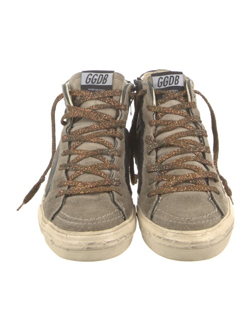 Golden Goose Suede Printed Sneakers
